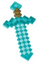 MINECRAFT DIAMANTOVÝ MEČ 51 CM HRAČKA KARNEVAL PIXEL PODROBNOSTI