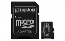 Kingston microSD karta 128GB 100Mbps + adaptér