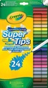 Crayola Multi-Color SuperTips 24 umývateľných fixiek