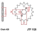 JT JTF1129.12 PREDNÉ OZUBENÉ KOLO