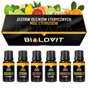 Sada esenciálnych olejov Sila citrusov 6x 10ml