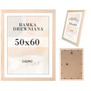 Rám 50x60 drevený rám, surová borovica