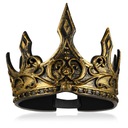 ROYAL IMPERIAL CROWN kráľovský cosplay realistický vzhľad v zlatých tónoch