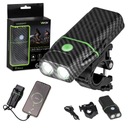 VÝKONNÁ LED PREDNÁ BICYKELOVÁ LAMPA USB PRE PREDNÝ BICYKEL + POWERBANK