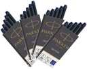 4 x PARKER atramentové náplne pre BLUE perá