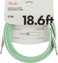 Originálny prístrojový kábel Fender 18,6' Surf Green