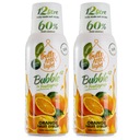 Fruttamax sirupy 2x Pomaranč 500ml, bez cukru.