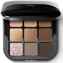 KIKO MILANO Glamour Multi Finish paletka 9 očných tieňov 01 Earth Tones