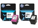 Set HP 304 BLACK + COLOR N9K06AE + N9K05AE