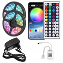 LED pás 15m RGB 5050 Bluetooth aplikácia Set