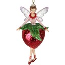 OZDOBENIA NA VIANOČNÝ STROMČEK STRAWBERRY LADY 15cm