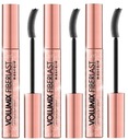 3 x EVELINE VOLUMIX FIBERLAST MASCARA EFEKT NA UPRAVENÉ RIASY 10 ml