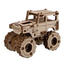 Drevený mestský Monster Truck 5 Puzzle 3D model