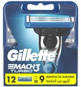 Náhradné vložky čepele Gillette Mach3 Turbo (12 ks)