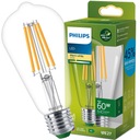 LED žiarovka PHILIPS E27 4W = 60W 2700K FILAMENT Ultra Efficient 840lm ST64