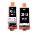 2x ATRAMENT PGI35 CLI36 PRE CANON PIXMA IP100 IP110