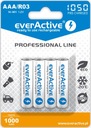 4 everActive R03 AAA 1000 mAh technológia ENELOOP