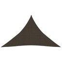 vidaXL Shade Sail 160 g/m² hnedá,