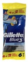 Holiace strojčeky Gillette Blue 3 Smooth 6 ks