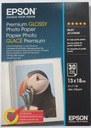 EPSON Premium Glossy 255g 30ks 13x18 Photo Paper