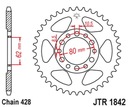 JT ZADNÉ KOLO 842 37 YAMAHA YZ 80 81-83, DT 125/175 74-77, TW 125 99-02