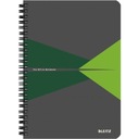 LEITZ OFFICE NOTEBOOK A5/90K KONTROLOVANÝ, ZELENÝ