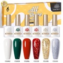 BORN PRETTY - UV/LED laky SET - 6ks 10ml - SET 28