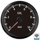 Nový 52mm WiFi manometer tlaku oleja 0-10Bar pro