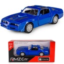 KOVOVÉ AUTO S POHONOM 1978 PONTIAC FIREBIRD BLUE MODEL 1:34 DAFFI 11