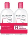 BIODERMA SENSIBIO H2O Micelárny fluid 500ml+500ml