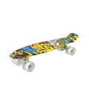 Skateboard, doska, svietiace kolieska 55x15CM