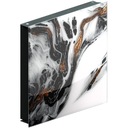 Magnetická sklenená skrinka na kľúče MARBLE 30x30