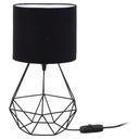 Stolná lampa NOCNA LOFT LAMPSHARE, čierna