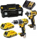 Sada 18V 2x2Ah príklepový skrutkovač DCD796 + skrutkovač DCF887 DeWALT DCK266D2T