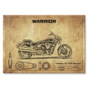 Yamaha XV 1700 Warrior Metal Poster Darček L