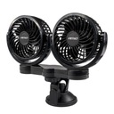 Veterný mlyn 24V ventilátor do auta prívod vzduchu 2x 11cm