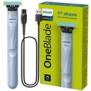 Holiaci strojček Philips OneBlade First Shave s čepeľou pre citlivú pokožku QP1324/20