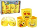 Ikonická jarná žltá Emoji Jarná relaxácia 6 cm