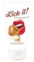 Ochutený gél - Lick it Chocolate 50 ml