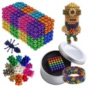 Neocube MAGNETICKÉ GULIČKY 216 kusov 3MM RAINBOW + KRABIČKA ZADARMO S ŠPONKOU