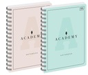 2 KS Notebook # A4 100k INTERDRUK Academy Pastel