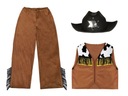 SHERIFF COWBOY OUTFIT VEST NOHAVICE 116-128 4e