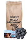 grilovacie brikety 10 kg + biele podpaľovanie 32 + dlhé zápalky