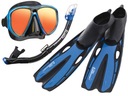 TUSA POWERVIEW SET MASKA Snorkel FINS 40-41