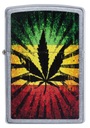 Originálny zapaľovač Zippo Rastafari Leaf Design ako darček