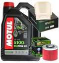 SADA MOTUL 5100 10W40 4L FILTRE HF145 HFA4702 YAMAHA XV 700 1000 1100