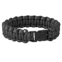 HELIKON Survival Paracord náramok čierny