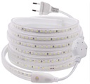 2835 Sada pásika 100LED/m 9m studená 230V IP67