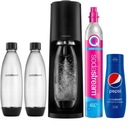 SODASTREAM TERRA karbonizátor čierny 2 fľaše. + PEPSI