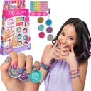 GO GLAM NAIL SET S glitrami a nálepkami COOL MAKER SPIN MASTER